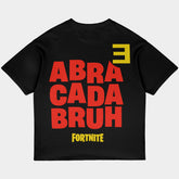 Fortnite X Eminem Rap God Oversized Black Tee